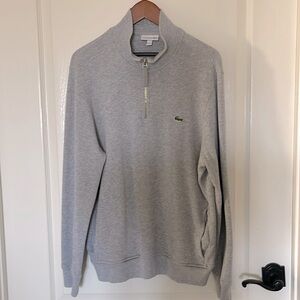 Lacoste Men’s Quarter Zip Sweatshirt